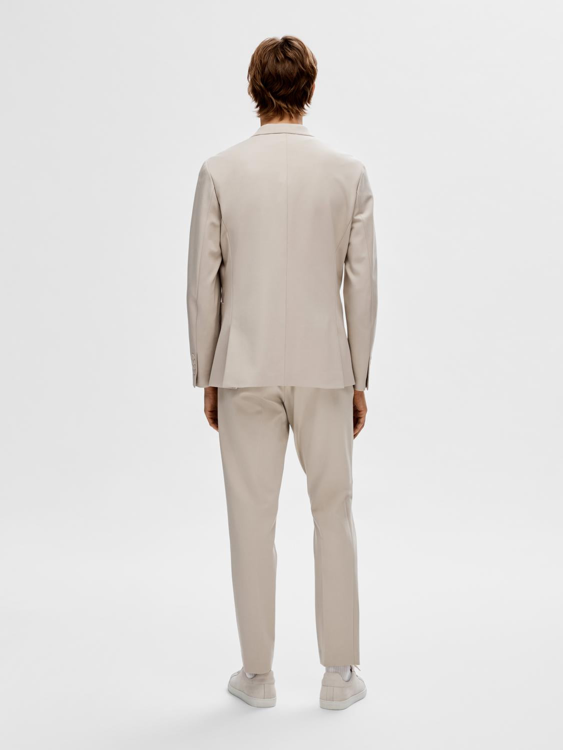 Delon Jersey Dressjakke Blazer - Oatmeal